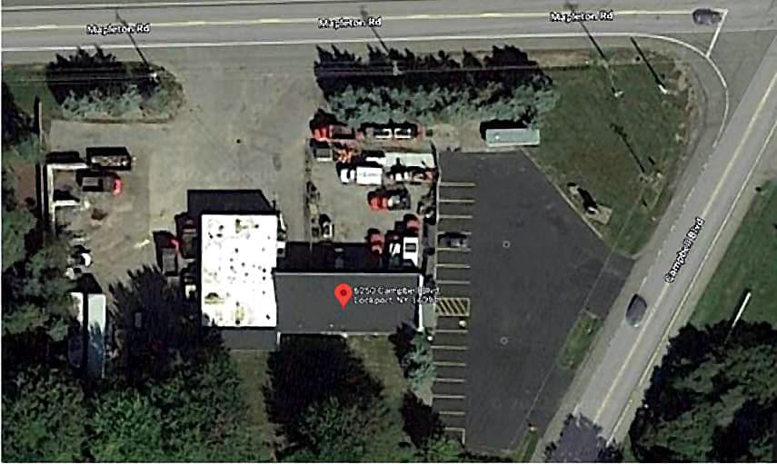 Aerial view of RM Landscape headquarters and operations facility